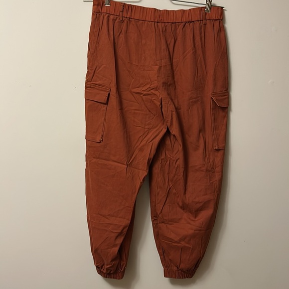 Rue 21 carpe pants rust colour brass tone buttons size XL new with tags attached - Picture 5 of 7